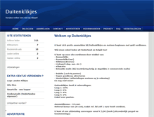 Tablet Screenshot of duitenklikjes.nl